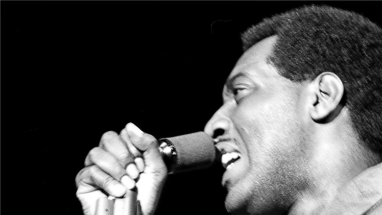 Otis Redding singing at mic