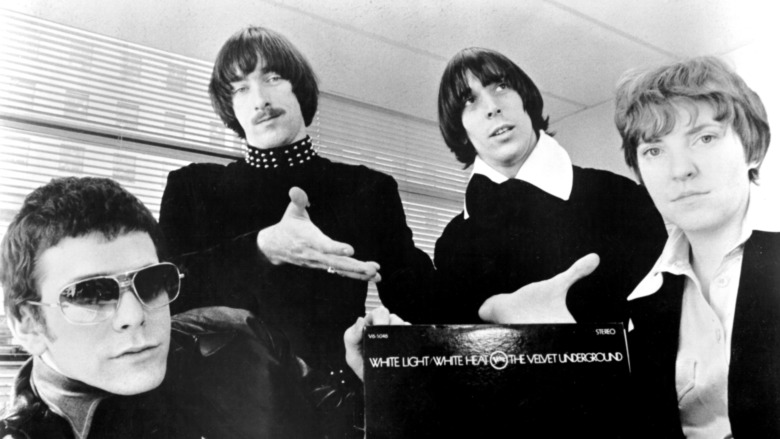 The Velvet Underground with a copy of White Light/White Heat