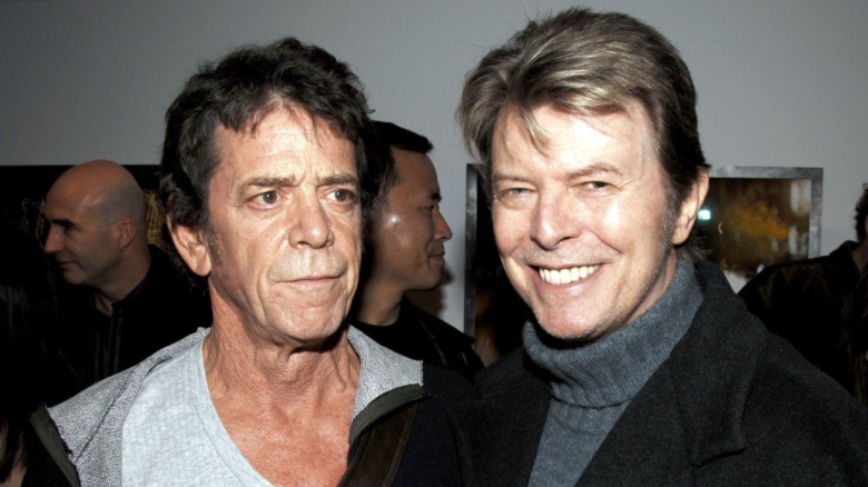 Lou Reed and David Bowie