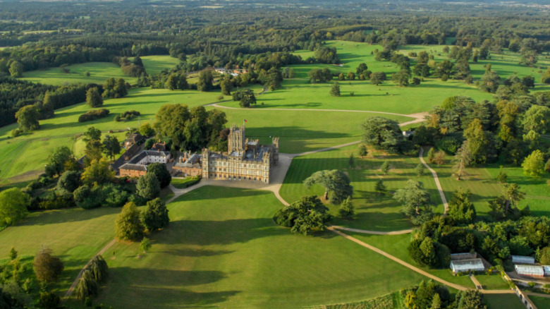 Highclere Castle and grounds 