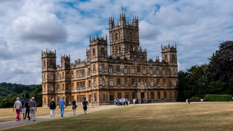 Visitors at Highclere Castle