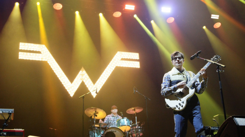 Weezer on stage