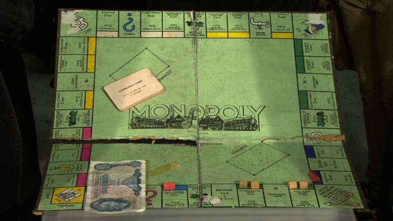 Monopoly board from Great Train Robbery