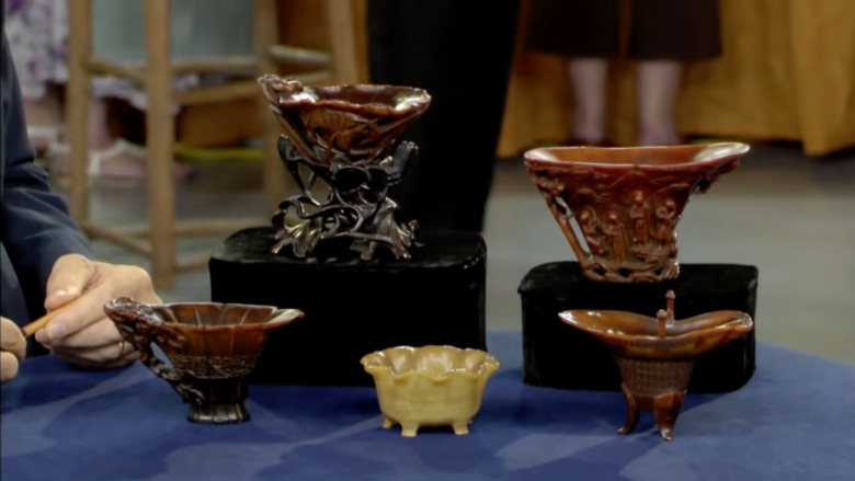 rhinoceros horn cups Antiques Roadshow