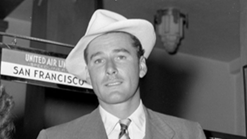 Errol Flynn in suit