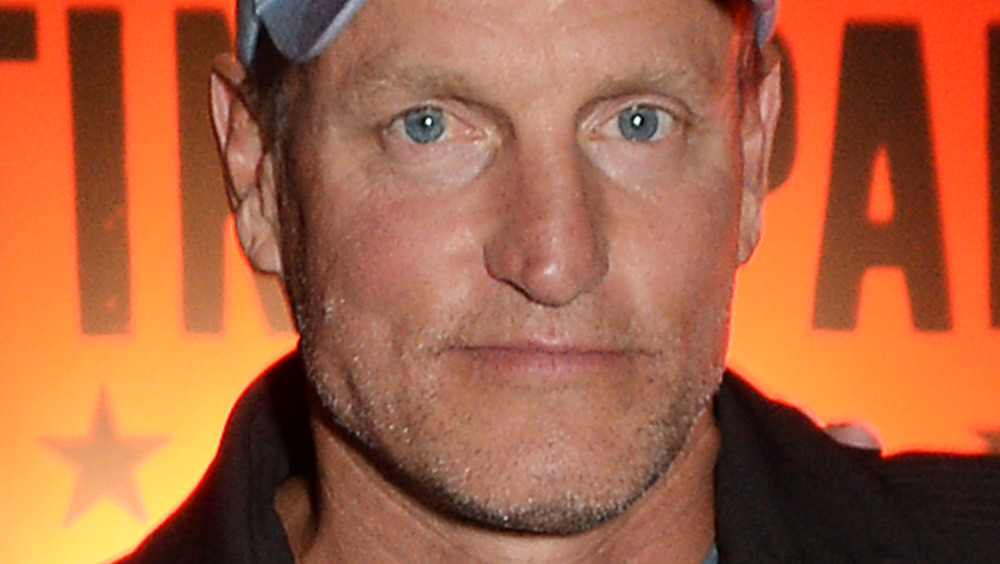 Woody Harrelson with beard stubble