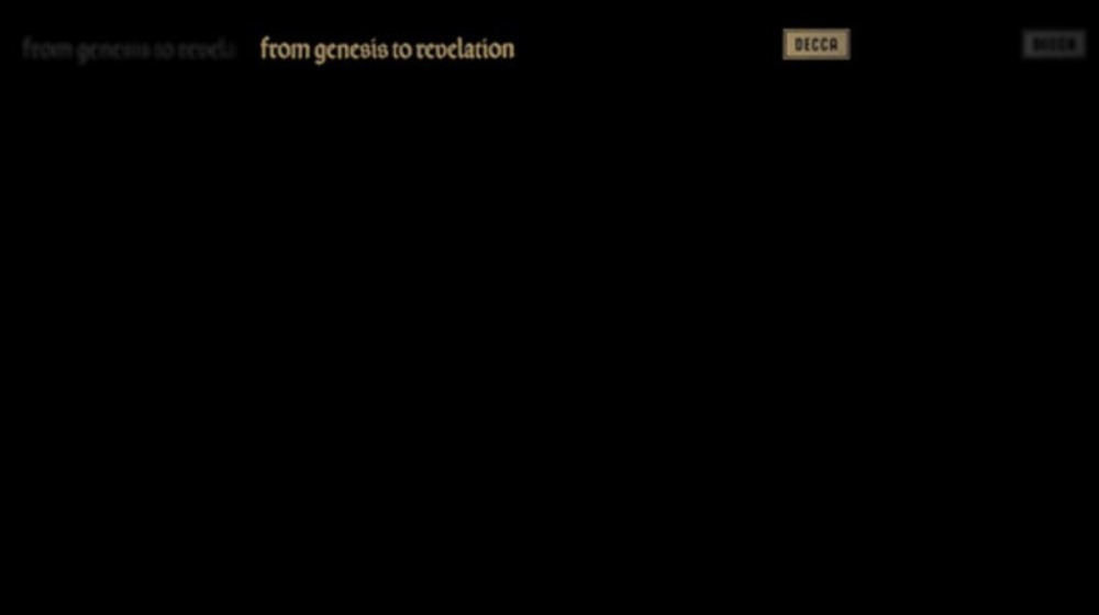 Genesis, 'From Genesis to Revelation' album title