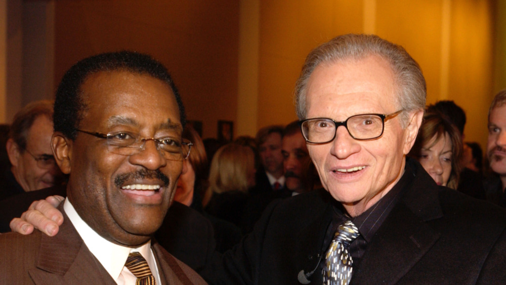 Johnnie Cochran and Larry King
