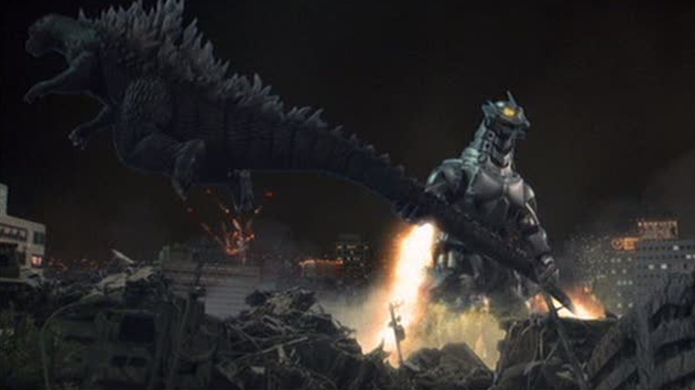 Still from Godzilla Against Mechagodzilla