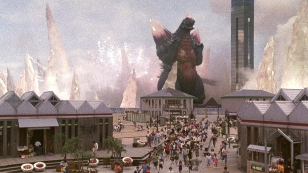 Still from Godzilla vs Spacegodzilla
