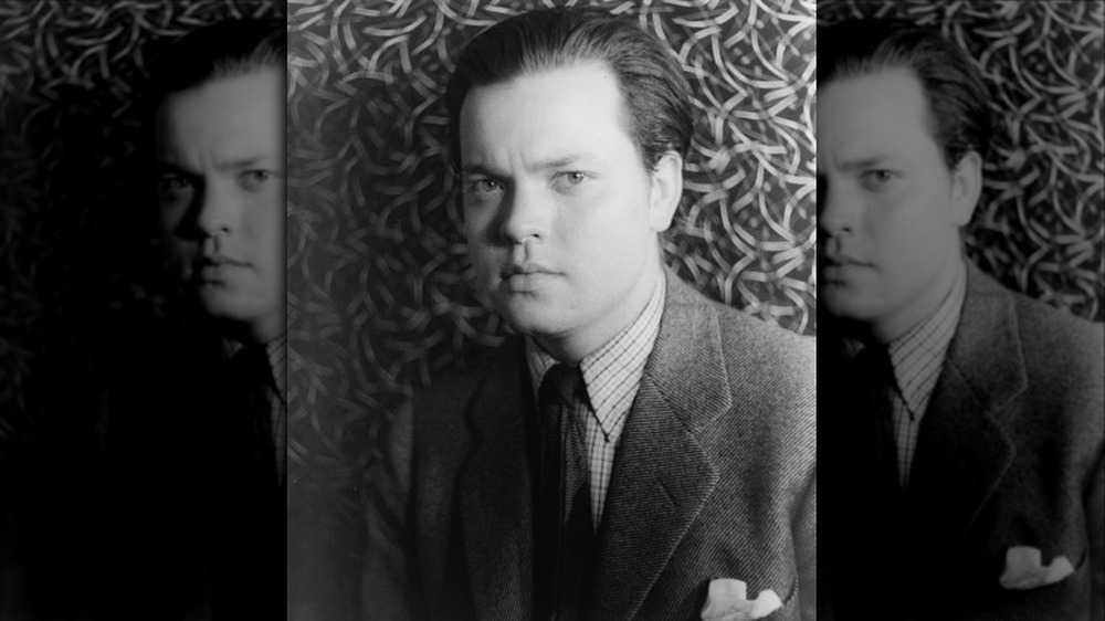 young Orson Welles looking serious
