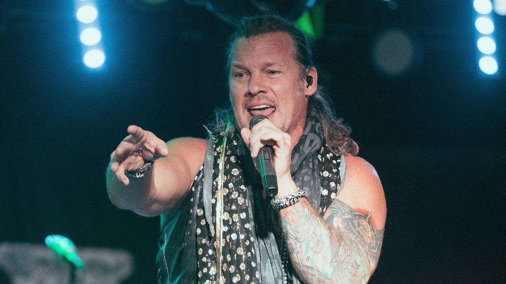 Chris Jericho performing with Fozzy