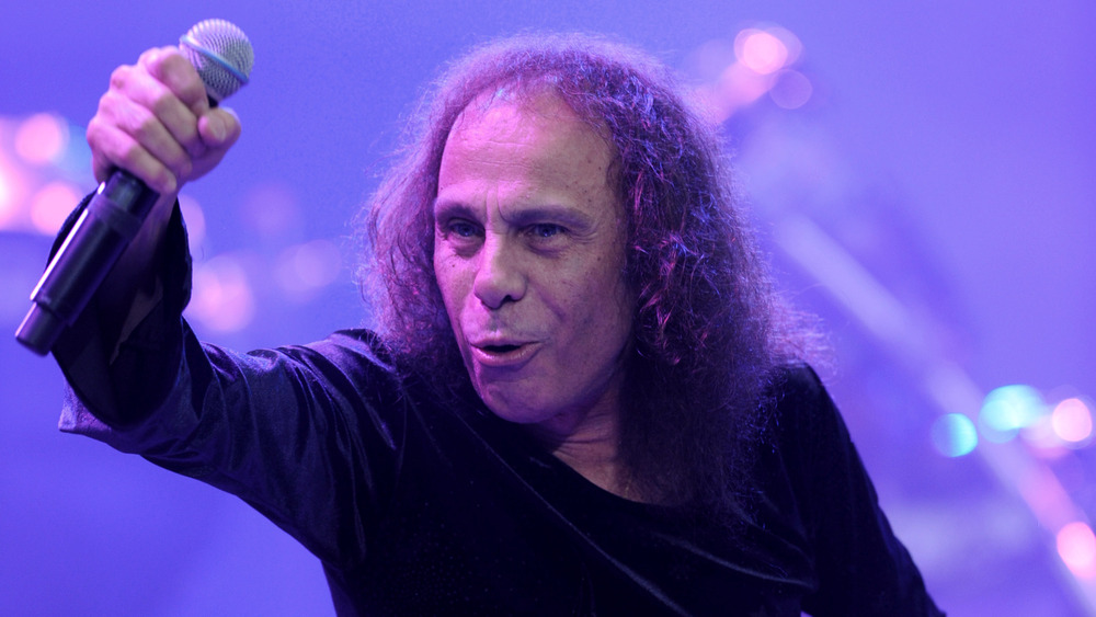 Ronnie James Dio performs