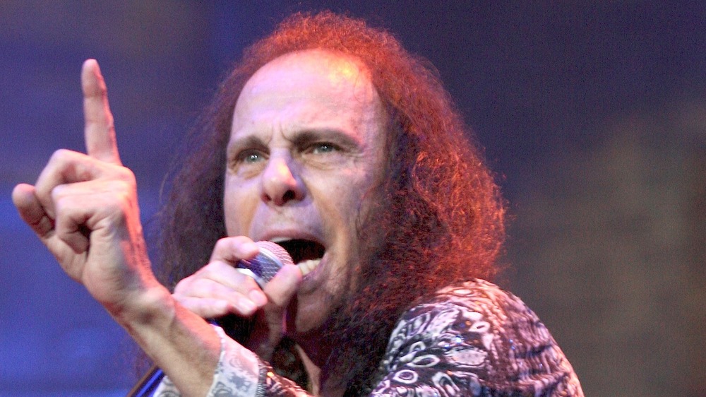 Ronnie James Dio performs in 2007