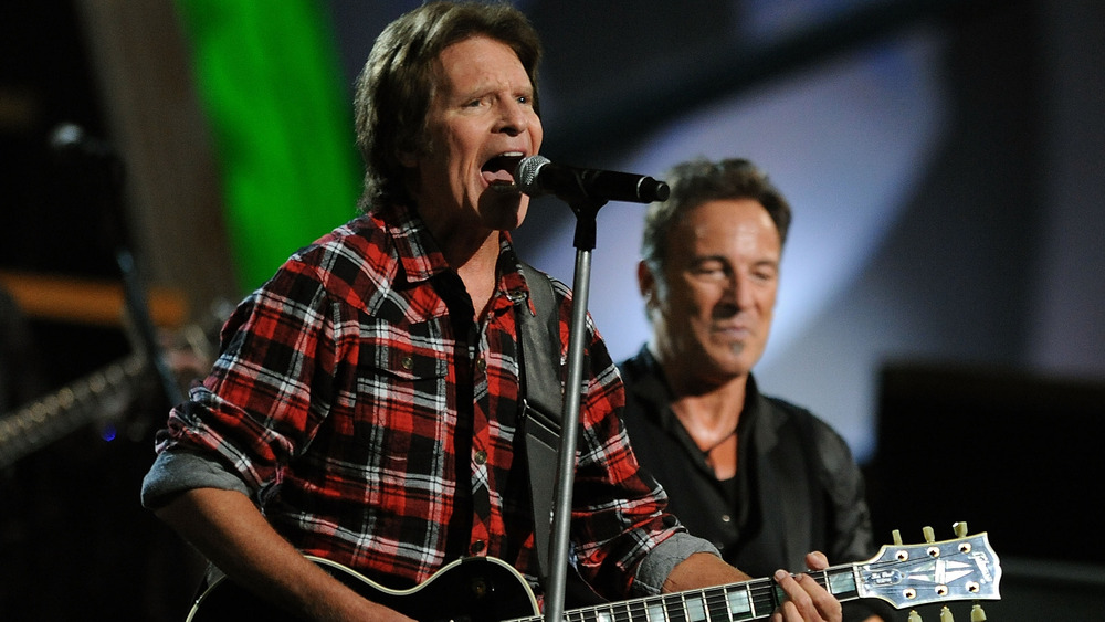 John Fogerty and Bruce Springsteen Rock and Roll Hall of Fame
