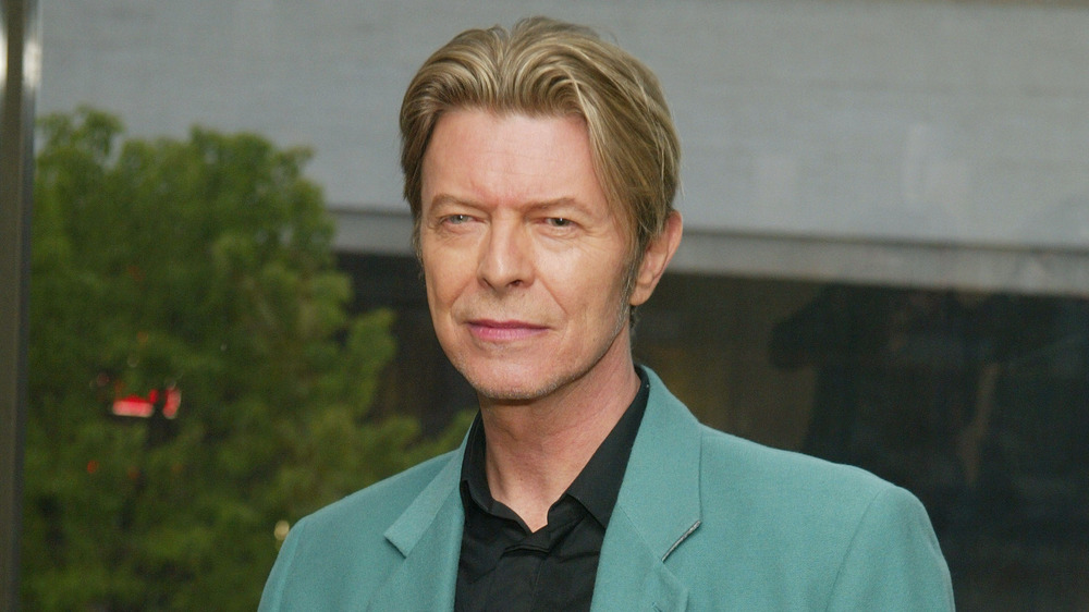 David Bowie in a sports jacket