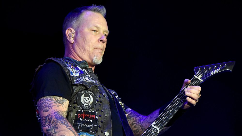 James Hetfield onstage