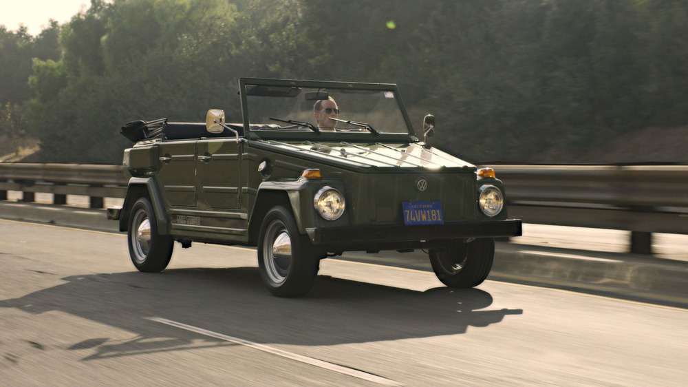 Jerry Seinfeld driving old VW