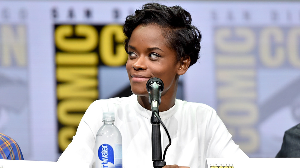 Letitia Wright at ComicCon