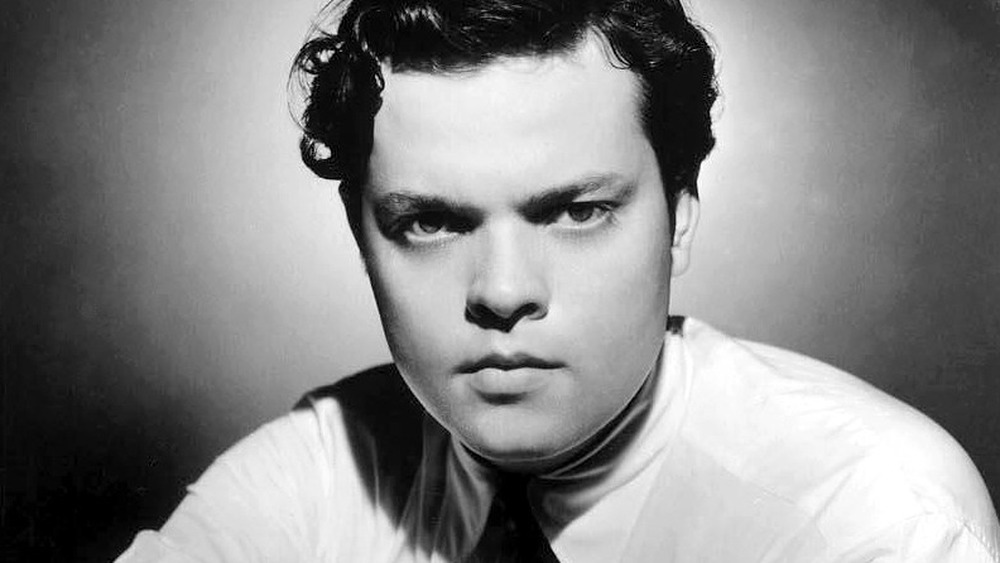 Photograph of Orson Welles, published following the radio broadcast of 