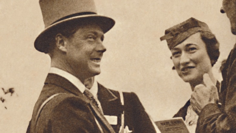 Prince Edward and Wallis Simpson smiling 
