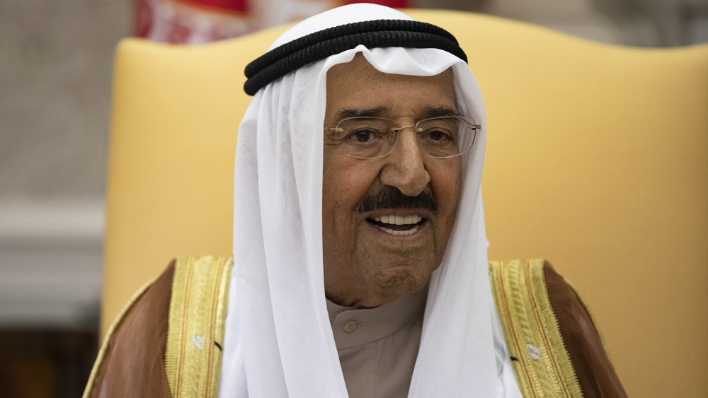 Sabah al-Ahmad al-Jaber al-Sabah smiling 