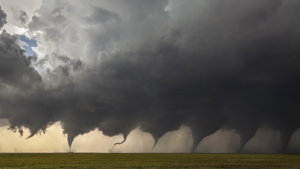 Evolution of tornado