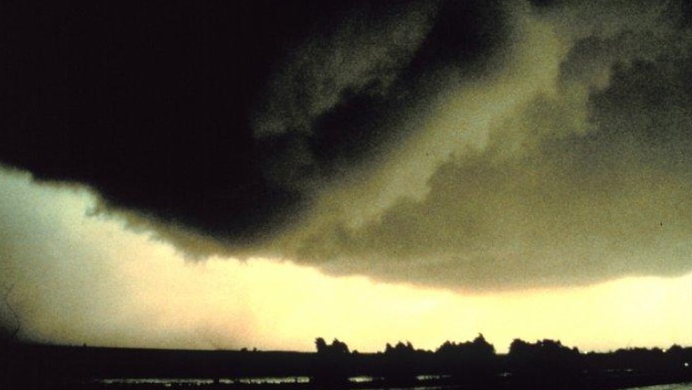 Clouds before tornado creation