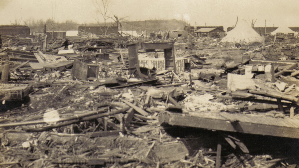 Destruction from 1925 Tri-State Tornado