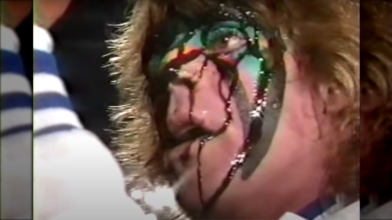Ultimate Warrior cursed by Papa Shango
