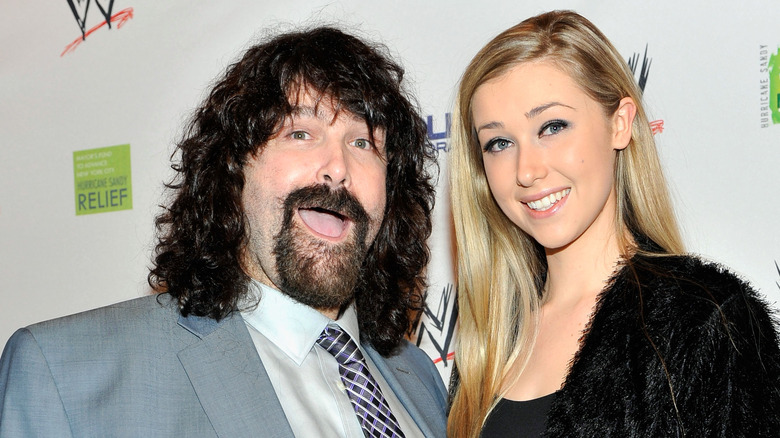 Mick and Noelle Foley at event