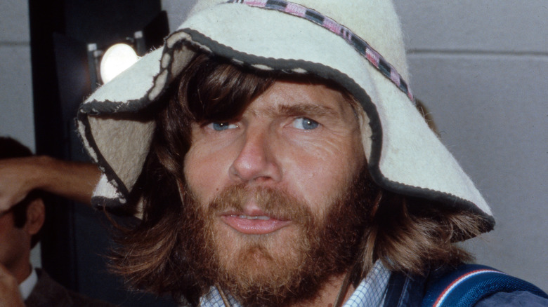 Reinhold Messner looking confused