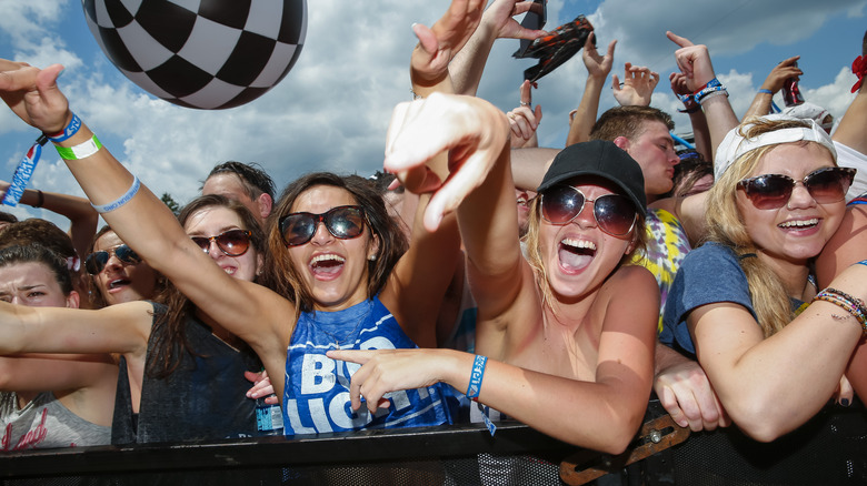 Fans at the Snake Pit