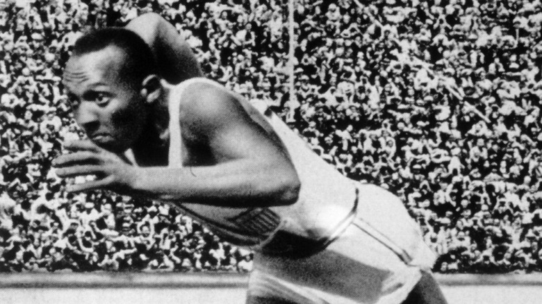 Jesse Owens at 1936 Olympics