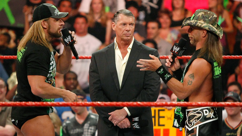 Wrestler Shawn Michaels (right)