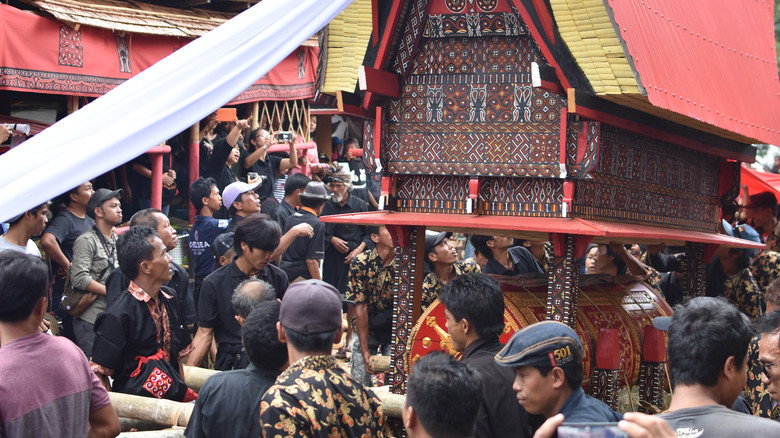 funeral procession in Indonesia