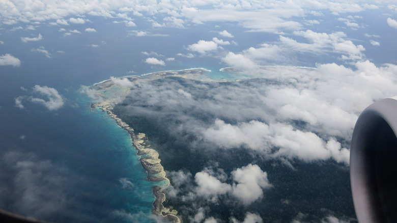 north sentinel island aerial view