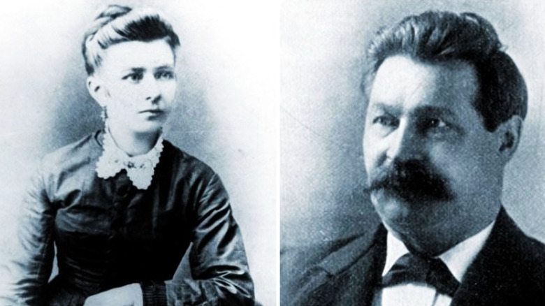 Adolph and Louisa Luetgert portraits