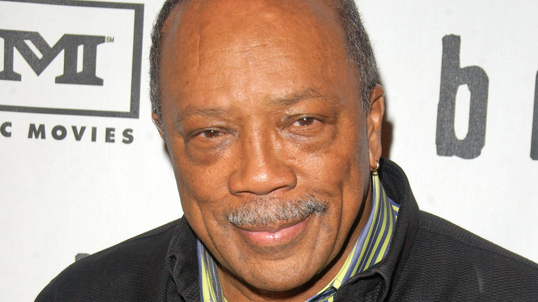 Quincy Jones smiling