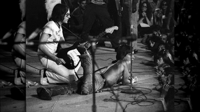 Ron Asherton and Iggy Pop of The Stooges