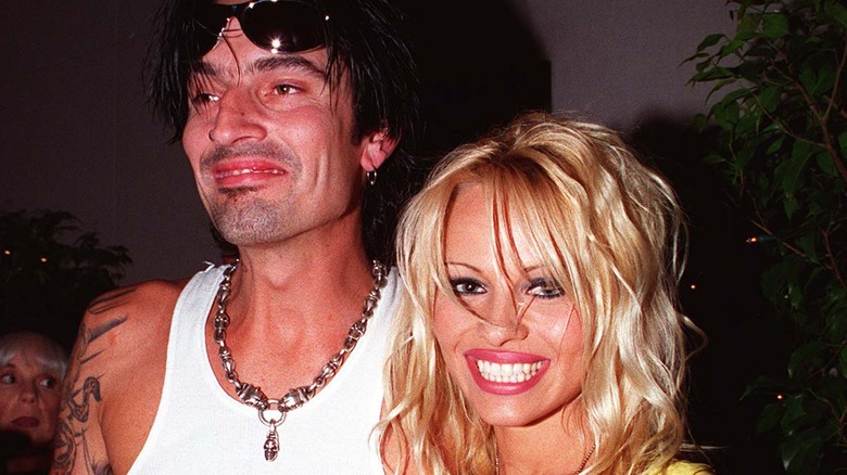 Tommy Lee, Pamela Anderson smiling