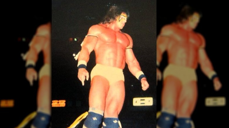 The Ultimate Warrior in the ring