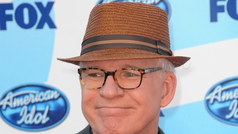 steve martin wearing a hat