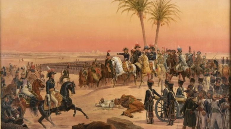 Painting of Napoleon in Egypt