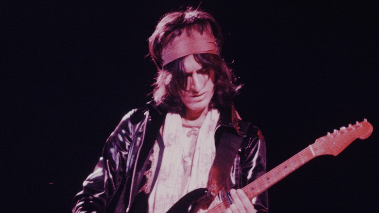 Joe Perry playing guitar