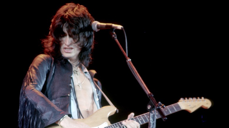 Joe Perry onstage in 1978