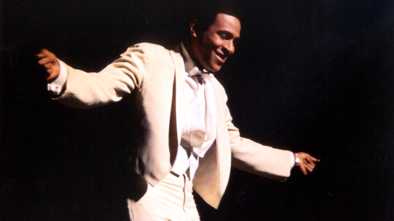 Marvin Gaye on stage