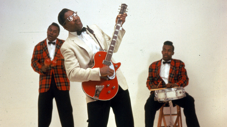 Bo Diddley and his band