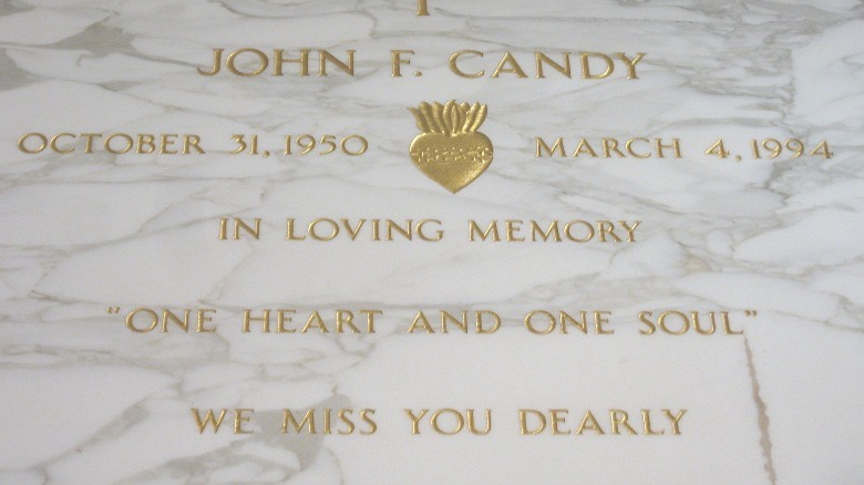 John Candy's gravestone