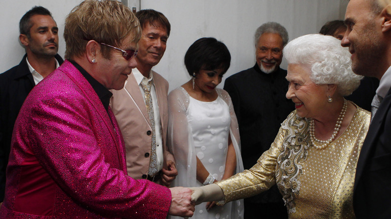 Sir Elton John and royal family